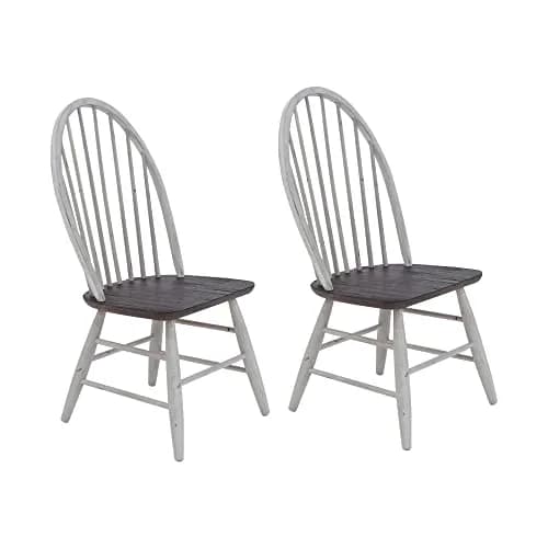 Liberty Furniture Industries Farmhouse Windsor Back Side Chair-Set of 2 | White, W21 x D23 x H40 thumbnail 1