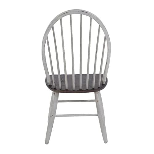 Liberty Furniture Industries Farmhouse Windsor Back Side Chair-Set of 2 | White, W21 x D23 x H40 thumbnail 5