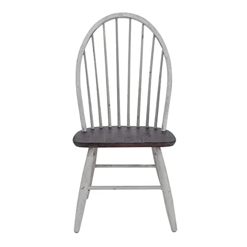 Liberty Furniture Industries Farmhouse Windsor Back Side Chair-Set of 2 | White, W21 x D23 x H40 thumbnail 2