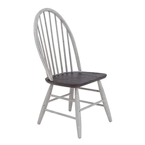 Liberty Furniture Industries Farmhouse Windsor Back Side Chair-Set of 2 | White, W21 x D23 x H40 thumbnail 3