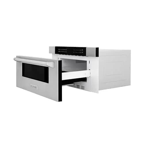 ZLINE 30" 1.2 cu. ft. Built-In Microwave Drawer in Stainless Steel | Space-Saving, 1000W, Top Access Design thumbnail 4