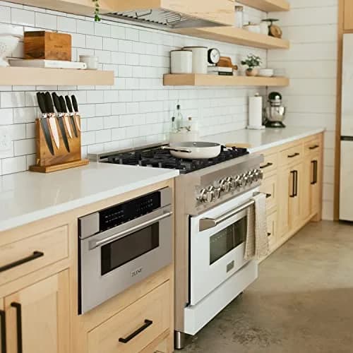 ZLINE 30" 1.2 cu. ft. Built-In Microwave Drawer in Stainless Steel | Space-Saving, 1000W, Top Access Design thumbnail 6