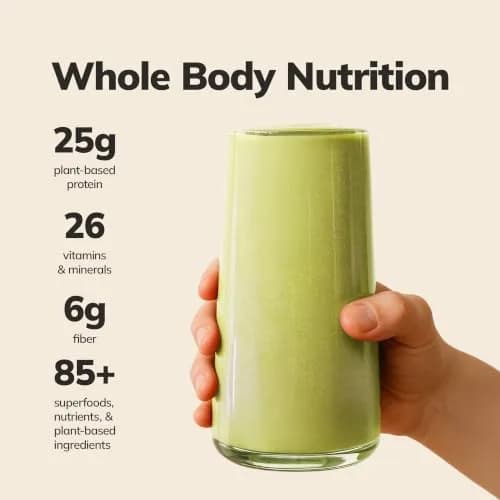 Ka’Chava Whole Body Meal Shake Matcha 15 Servings | Vegan Plant-Based Meal Replacement with 85+ Superfoods & Greens thumbnail 2