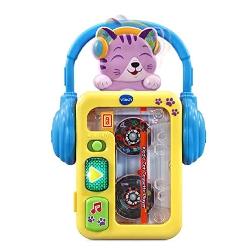 VTech Kiddie Cat Cassette Player | Retro Music Toy for 9-36 Months thumbnail 2
