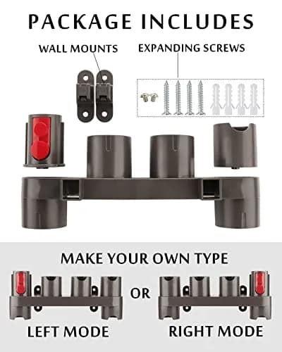 CRAVERLAND Dyson Vacuum Cleaner Attachment Holder | 25.4cm (10") L x 23.1cm (9") W x 9.1cm (3.6") H thumbnail 3