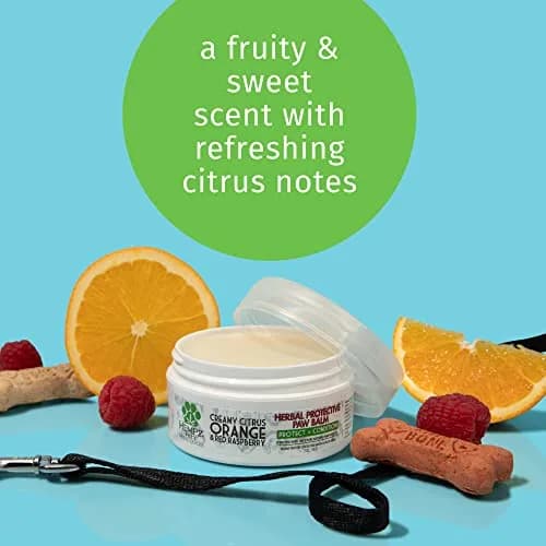 Hempz Petz Dog Paw Balm, Citrus Orange & Red Raspberry, 2 oz. | Nourishing, Vegan & Cruelty-Free Paw Moisturizer thumbnail 2