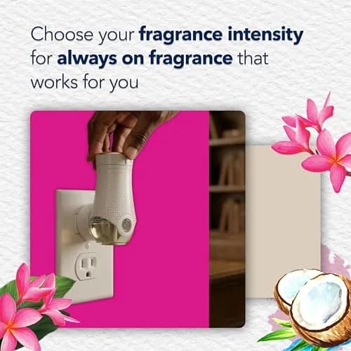 Glade Exotic Tropical Blossoms Air Freshener Refills 6.7 Fl Oz (200ml) | 10 Count Pack with Essential Oils thumbnail 7