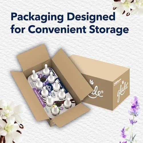 Glade PlugIns Refills Air Freshener Lavender & Vanilla 6.7 Fl Oz (200ml) | Scented with Essential Oils for Home & Bathroom thumbnail 8