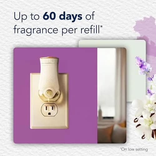 Glade PlugIns Refills Air Freshener, Lavender & Vanilla Scent, 6.7 Fl Oz (Pack of 1) | Essential Oils for Home & Bathroom - view 3