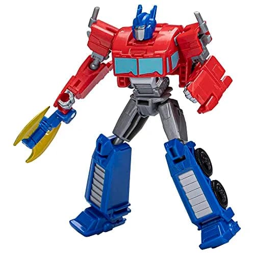 Transformers Toys EarthSpark Warrior Class Optimus Prime Action Figure, 5-Inch | Robot Toy for Kids 6+ thumbnail 1