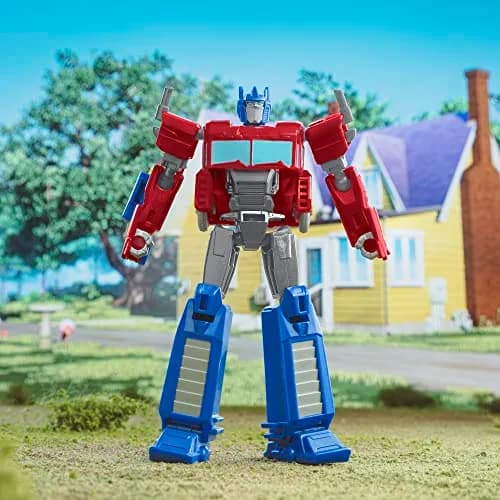 Transformers Toys EarthSpark Warrior Class Optimus Prime Action Figure, 5-Inch | Robot Toy for Kids 6+ thumbnail 4