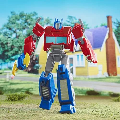 Transformers Toys EarthSpark Warrior Class Optimus Prime Action Figure, 5-Inch | Robot Toy for Kids 6+ thumbnail 5