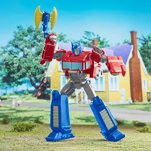 Transformers Toys EarthSpark Warrior Class Optimus Prime Action Figure, 5-Inch | Robot Toy for Kids 6+ thumbnail 6