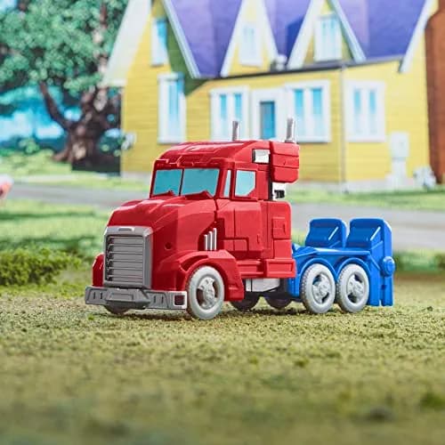 Transformers Toys EarthSpark Warrior Class Optimus Prime Action Figure, 5-Inch | Robot Toy for Kids 6+ thumbnail 3