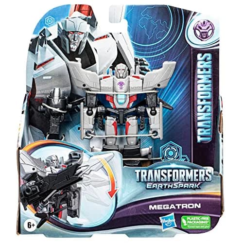 Transformers Toys EarthSpark Warrior Class Megatron Action Figure, 5-Inch | Robot Toy for Kids 6+ thumbnail 3