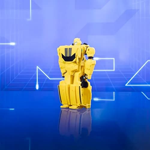 Transformers Toys EarthSpark 1-Step Flip Changer Bumblebee 4-inch Action Figure | Fidget-Fun Robot Toy for Kids 6+ thumbnail 4
