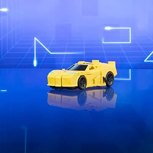 Transformers Toys EarthSpark 1-Step Flip Changer Bumblebee 4-inch Action Figure | Fidget-Fun Robot Toy for Kids 6+ thumbnail 3