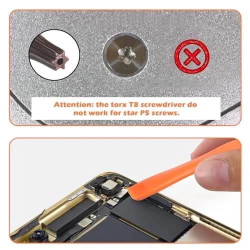 Jorest Precision Screwdriver Set with Spudger | T8 Security Torx, P5, Y00, T5, T6, T9, T15 Bits for Electronics Repair thumbnail 3