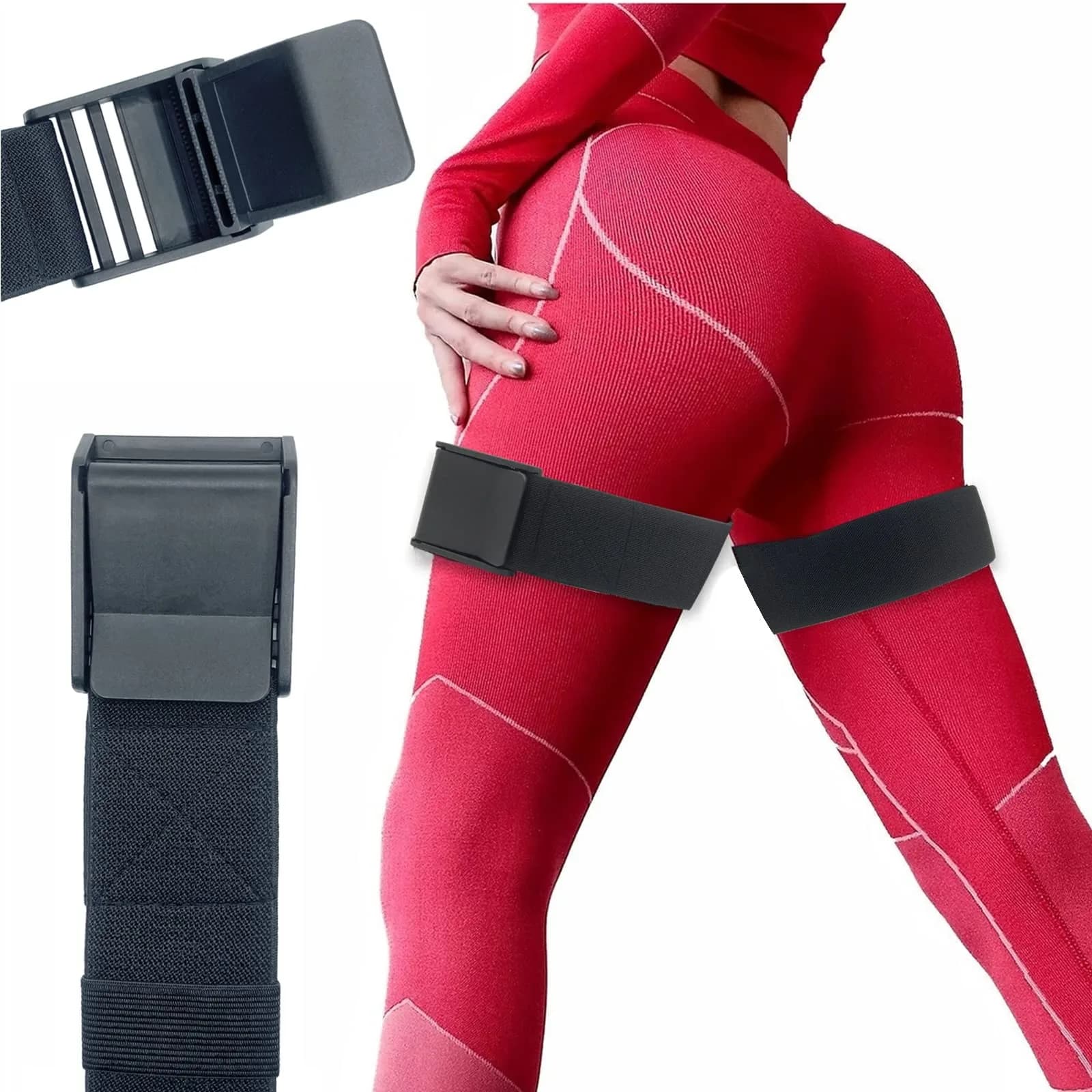 ROSYQUARZ BFR Blood Flow Restriction Bands 35.4'' x 2'' (90cm x 5cm) | Muscle Growth & Glute Activation - main product image