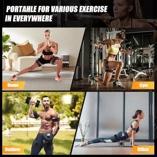 ROSYQUARZ BFR Blood Flow Restriction Bands 35.4'' x 2'' (90cm x 5cm) | Muscle Growth & Glute Activation thumbnail 5