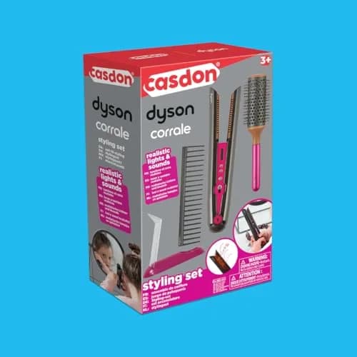 Casdon Dyson Corrale Styling Set | Safe Toy Straighteners for Children 3+ | Realistic Lights & Sounds thumbnail 8