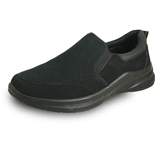 VANGELO Professional Slip Resistant Work Shoes for Men | Black, US Men's 9.5 (24cm) thumbnail 1