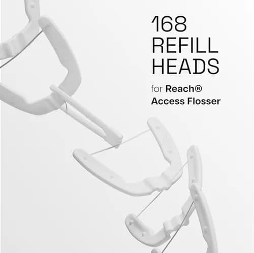 REACH Ultraclean Access Flosser Refill Heads, Unflavored, 28 Count (Pack of 6) | Dentist Recommended Brand for Easy Oral Care thumbnail 2