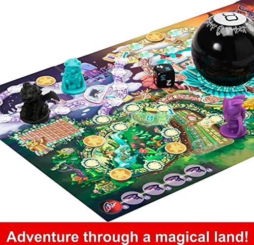 Mattel Games Magic 8 Ball Magical Encounters Board Game for Kids & Families | Cooperative Strategy Game for Ages 7+ thumbnail 4