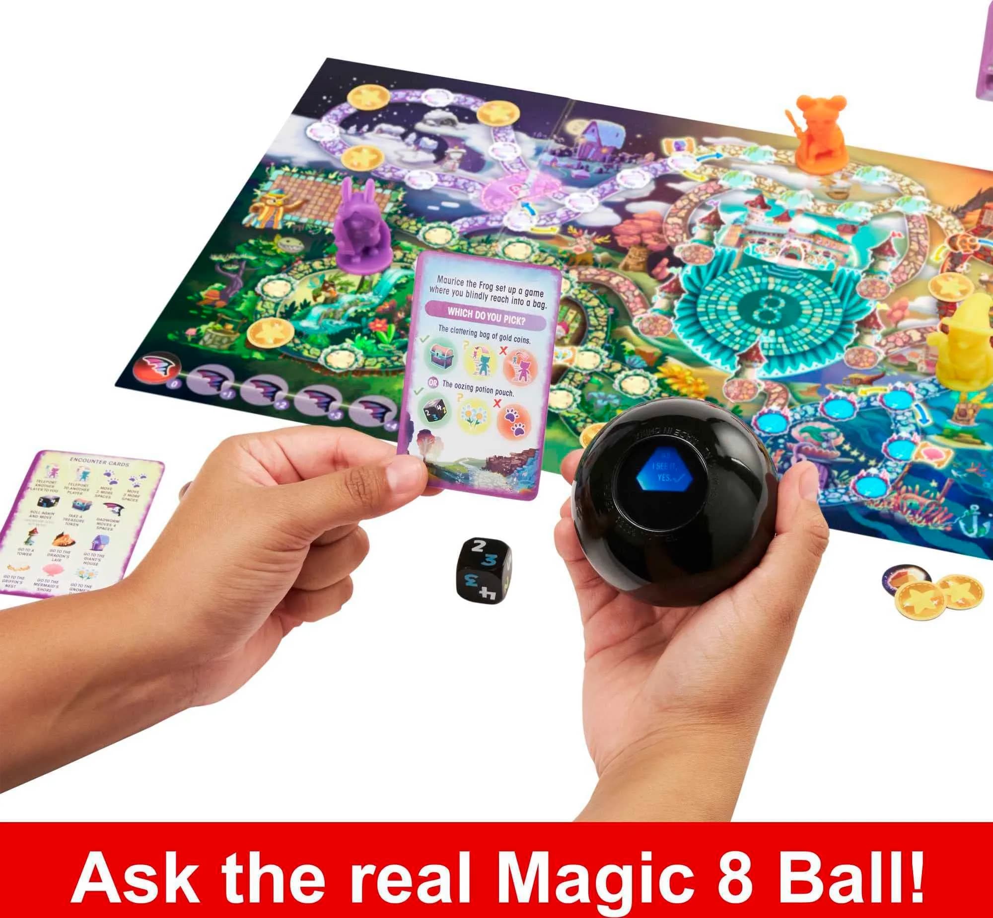 Mattel Games Magic 8 Ball Magical Encounters Board Game for Kids & Families | Cooperative Strategy Game for Ages 7+ - view 3