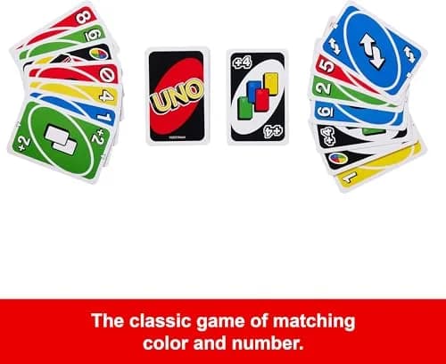 Mattel Games UNO Flex Card Game | Multicolor Tin | 2-6 Players thumbnail 4