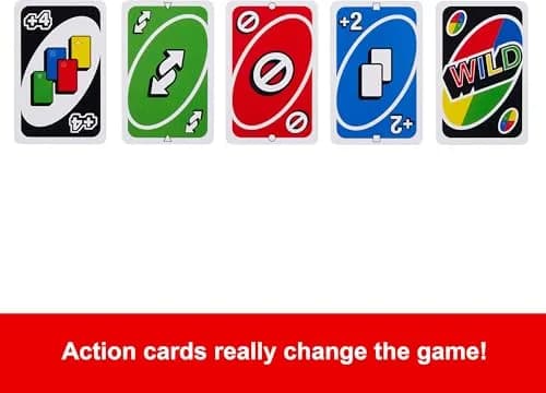 Mattel Games UNO Flex Card Game | Multicolor Tin | 2-6 Players thumbnail 5