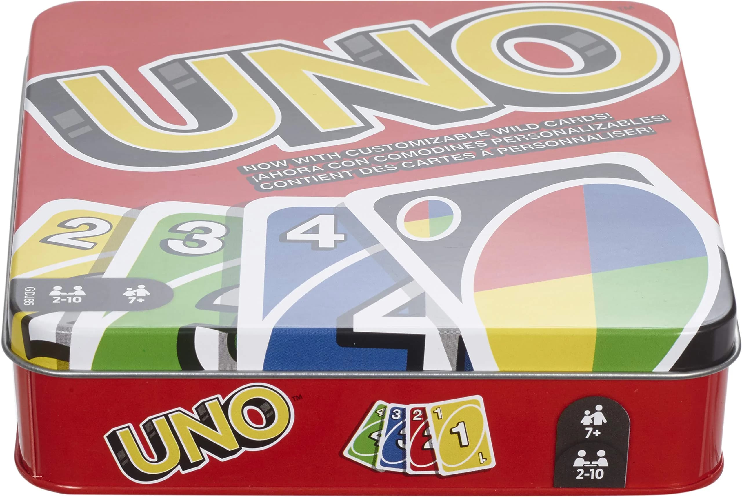 Mattel Games UNO Flex Card Game | Multicolor Tin | 2-6 Players - view 7
