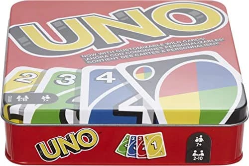 Mattel Games UNO Flex Card Game | Multicolor Tin | 2-6 Players thumbnail 7
