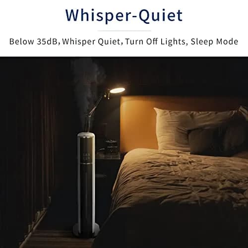 H1A 9L Ultrasonic Cool Mist Humidifier | Large Room, Smart App & Remote, 60H Runtime thumbnail 6