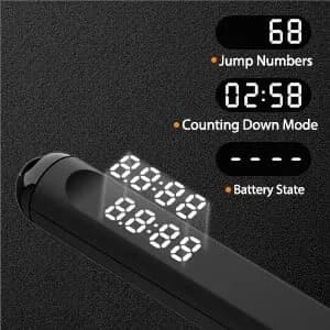 wigore Smart Jump Rope with App & Counter, Adjustable PVC Speed Rope 2.5m (8.2ft) | Fitness Gifts for Adults thumbnail 3