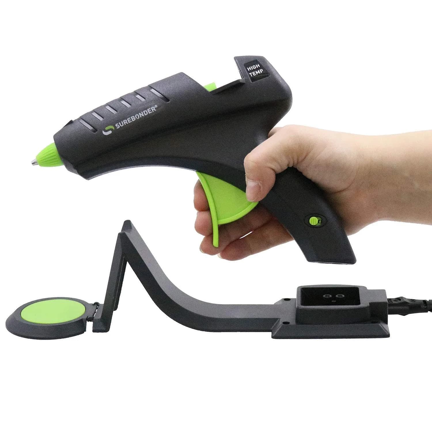 Surebonder Cordless Hot Glue Gun with 85 AdTech Glue Sticks | High Temp 380°F Bonds Metal, Wood, Ceramics - view 2
