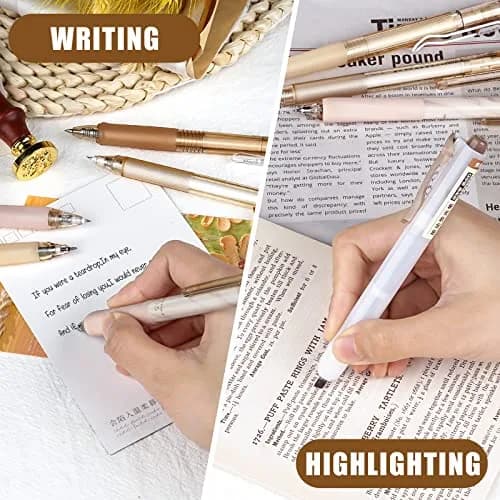Four Candies Black Gel Ink Pens 0.5mm Fine Point | Smooth Writing for Students & Professionals thumbnail 7