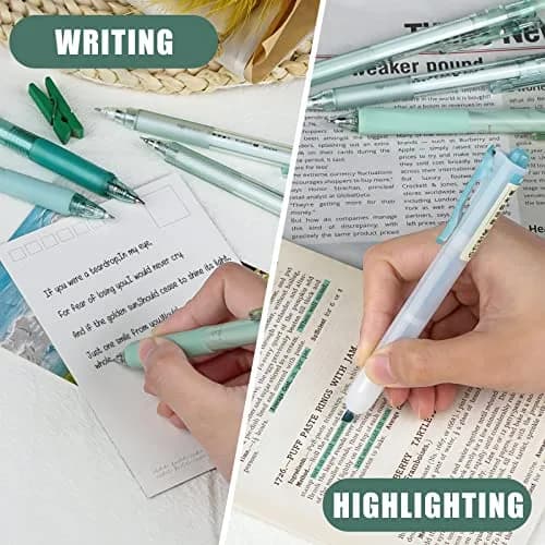 Four Candies Forest Gel Pens, Black Ink, 0.5mm Fine Point, 12 Count | Smooth Writing for Students & Professionals thumbnail 7