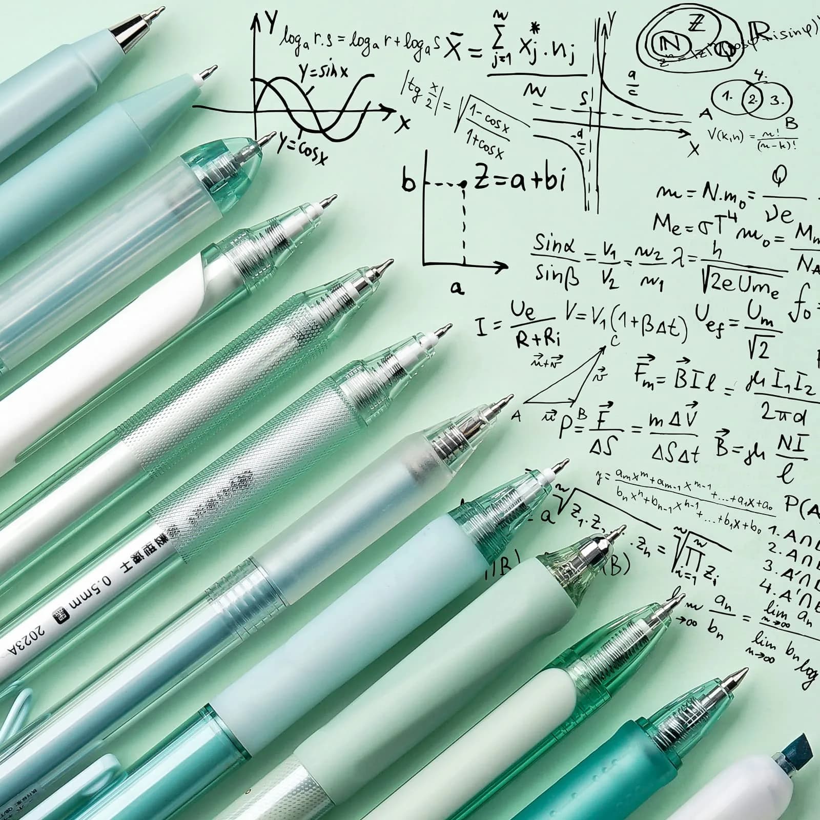 Four Candies Forest Pens (10 Black, 2 Green), 0.5mm Fine Point Gel Ink, Pack of 12 - view 3