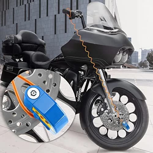YOHOOLYO Alarm Disc Lock Motorcycle Disc Brake Lock Anti-Theft Waterproof 110 db 7mm Pin | Heavy Duty Anti-Theft Device thumbnail 8