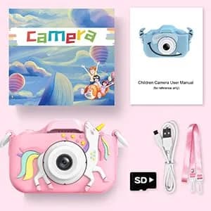 Goopow Kids Digital Camera Pink-DJS 12MP (0.42 oz) | Educational Toy for Ages 3-8 - view 8