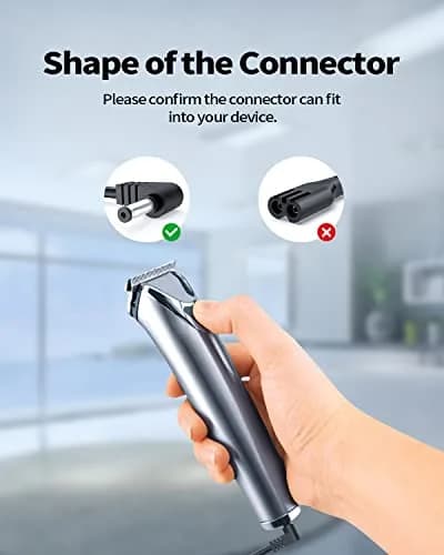 Zondol Charger Fit for Wahl Trimmer Models 9888L WNT-9 9818L 9854L 9918D WNT-8 5622 5623 9880L 9766 9918C 9854-600B | Safe, Compatible Power Cord (110V) thumbnail 3