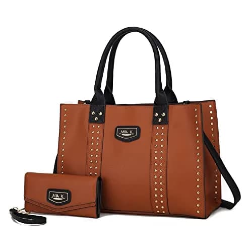 MKF Collection Tote Bag for Women, Vegan Leather Large | Casual & Stylish with 30-Day Refund thumbnail 1