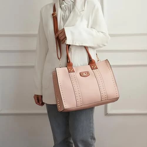 MKF Collection Tote Bag for Women, Vegan Leather Top-Handle | Casual & Spacious with 30-Day Refund thumbnail 4