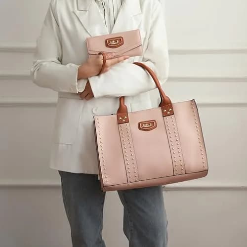 MKF Collection Tote Bag for Women, Vegan Leather Top-Handle | Casual & Spacious with 30-Day Refund thumbnail 3