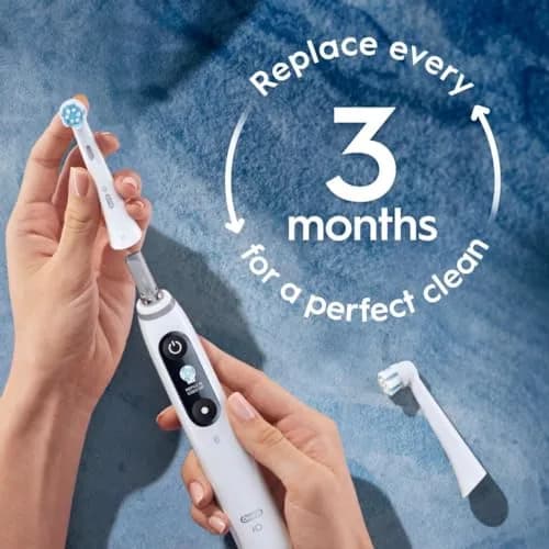 Oral-B iO Series Gentle Care Replacement Brush Heads 4 Count (16 total bristles) | Dentist Recommended for Sensitive Gums thumbnail 5