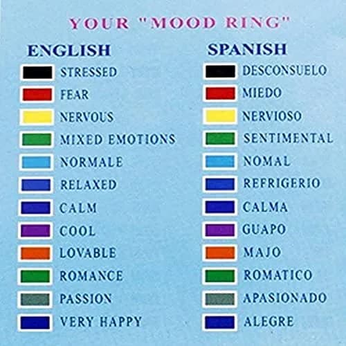 Carykon Cat Mood Ring Adjustable Size | Color-Changing Glass Stone thumbnail 5