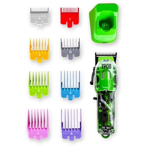 TPOB Slime 2 Hair Clippers for Men 12-Piece Set | Professional Cordless Barber Clippers with 6800 RPM Motor & X Fade Blade thumbnail 3