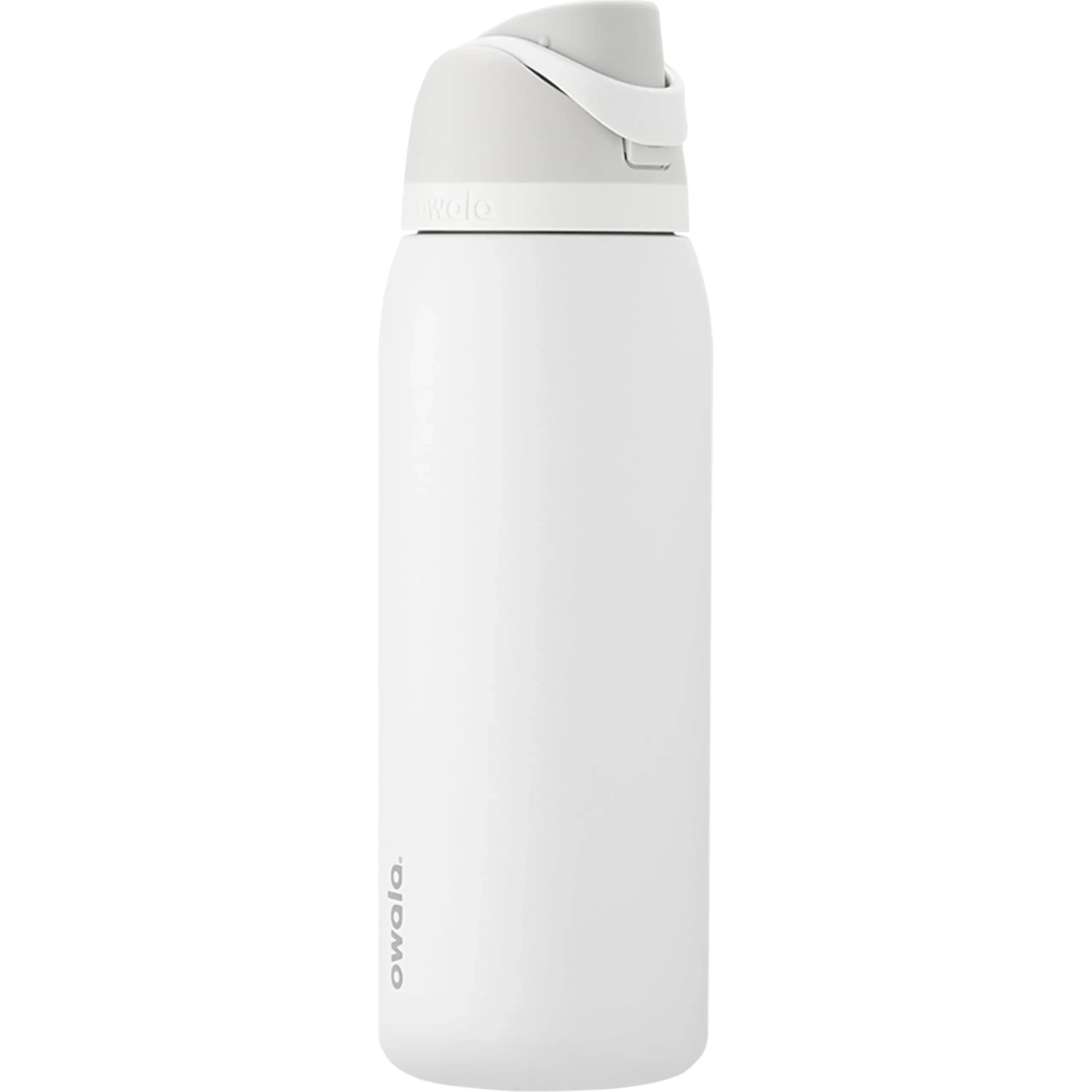 Owala FreeSip Insulated Stainless Steel Water Bottle 40 oz Shy Marshmallow | Keeps Drinks Cold 24 Hours