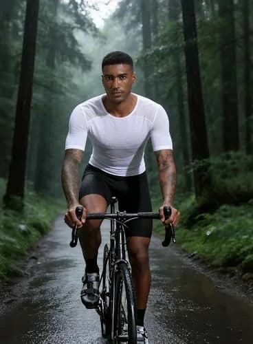 ISUP Mens Gynecomastia Compression Shirt Short Sleeve | Slimming Body Shaper Abdomen Tank White thumbnail 9